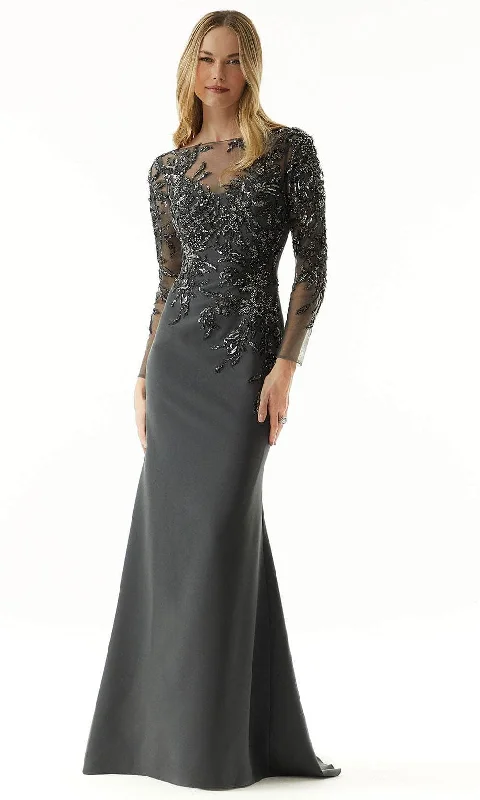 Autumn Selection MGNY by Mori Lee 73007 - Beaded Metallic Evening Dress