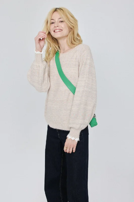 Elegant And Charming Sandra Jumper (Beige)