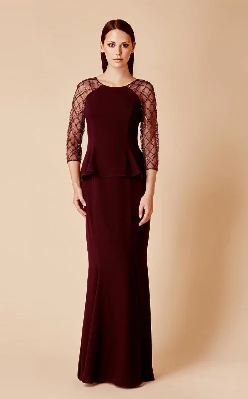 Elegant Design Alexander by Daymor - 650 Embellished Bateau Sheath Dress