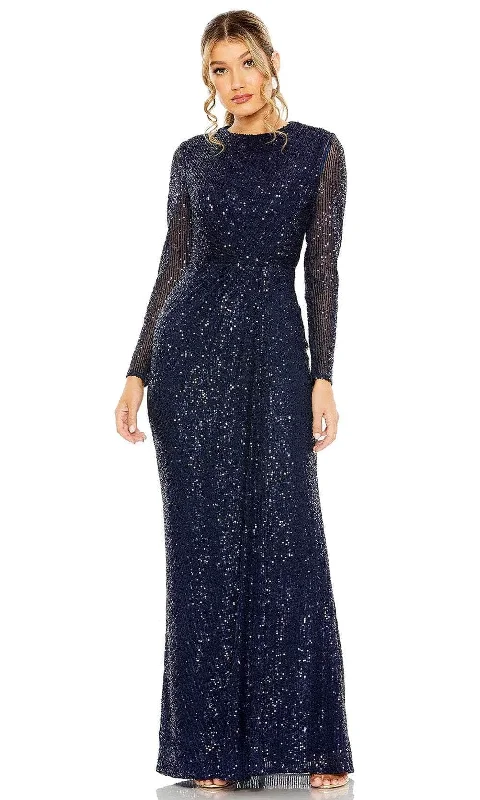 Casual And Comfortable Ieena Duggal 11659 - Floor Length Sequin Evening Gown