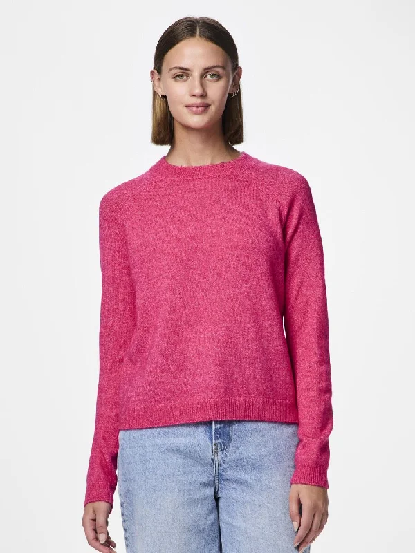 Fashionable And Versatile Juliana Knit Jumper (Beetroot Purple)