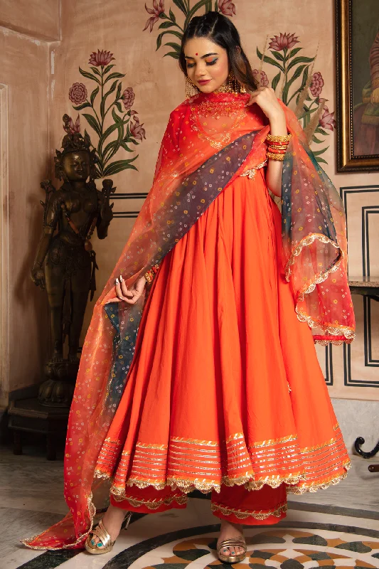 Romantic Data Women's BHANDHANI ANGRAKHA SET - Pomcha Jaipur