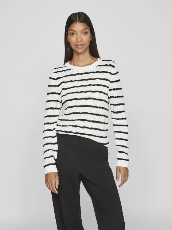 Stretch Design DALO STRIPE JUMPER (WHITE/BLACK)