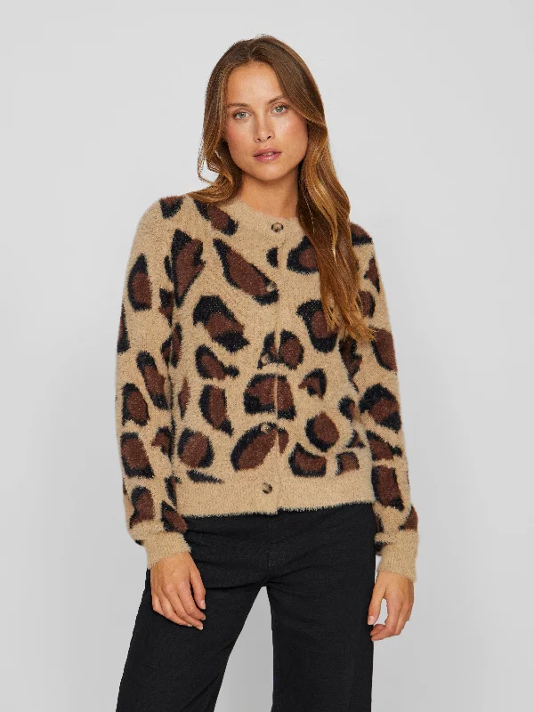 British Style Hilly Cardigan (Tigers eye/Leopard)