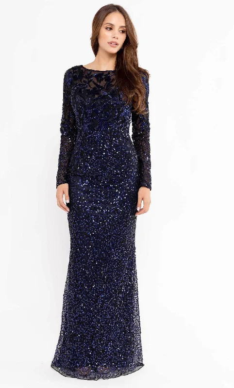 Modern City Primavera Couture 13105 - Long Sleeve Evening Gown