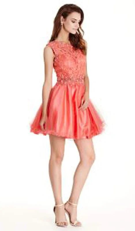 Minimal Style Aspeed Design - Floral Lace A-line Homecoming Dress