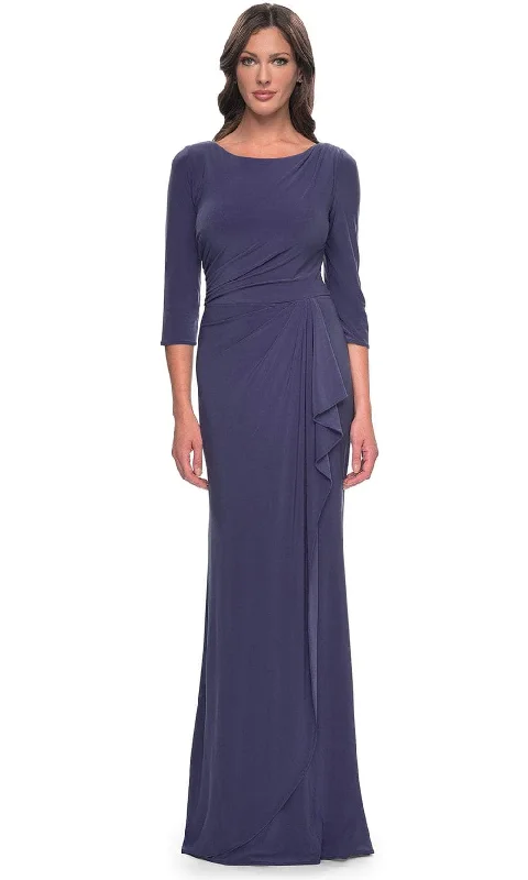 Practical Style La Femme 30814 - Bateau Neck Jersey Evening Dress