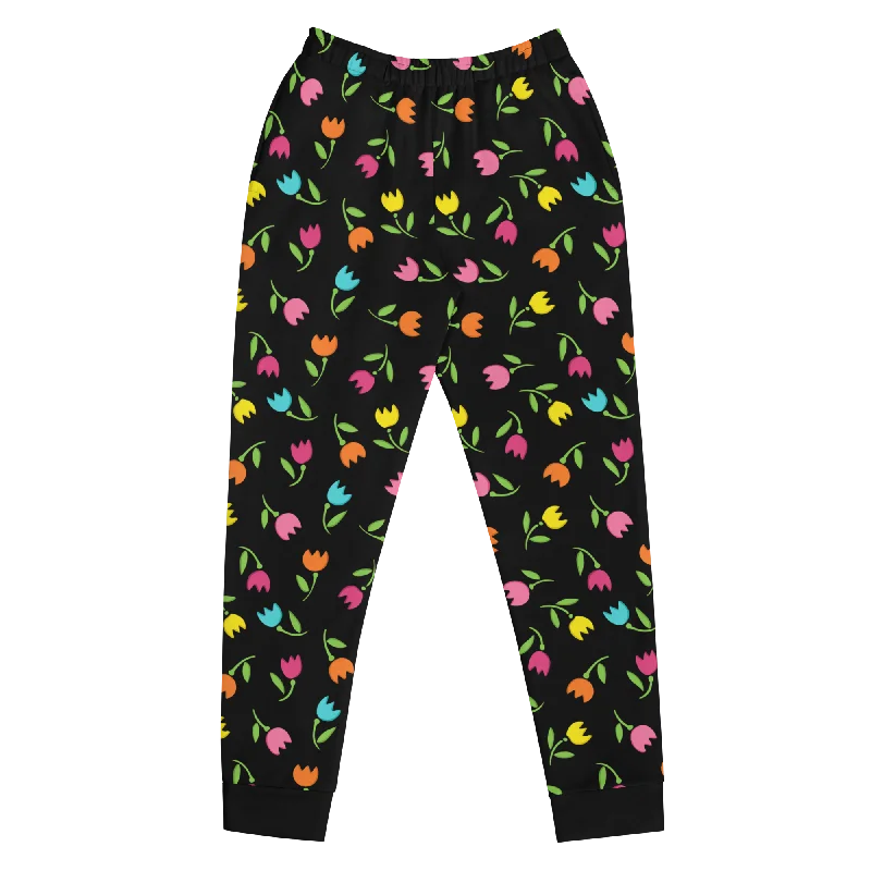 Comfortable Mind Tulips Women's Joggers