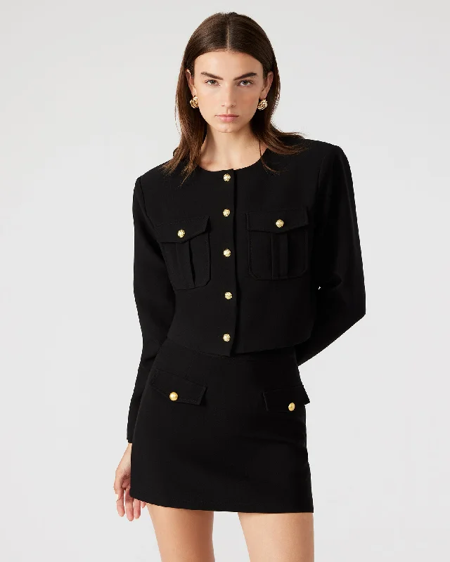 High Street Style COSETTE BLAZER JACKET BLACK