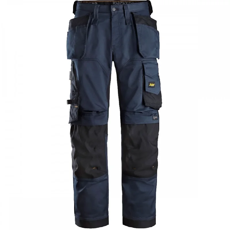 Soft And Comfortable Snickers 6251 AllroundWork Stretch Loose Fit Work Pants + Holster Pockets