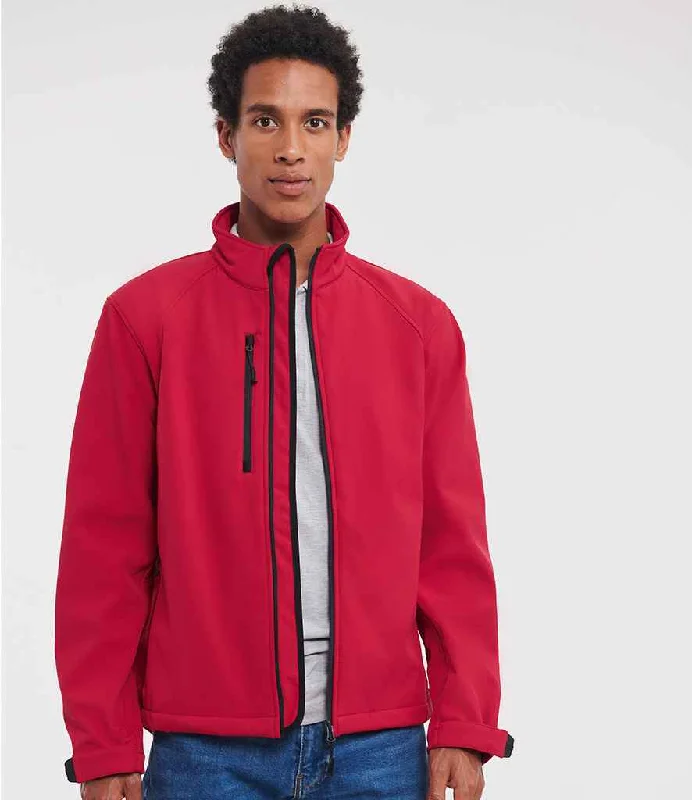 Romantic Data Russell Soft Shell Jacket | Classic Red