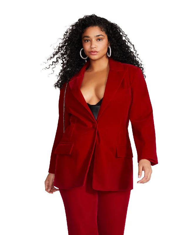 New Products HARLOW BLAZER RED