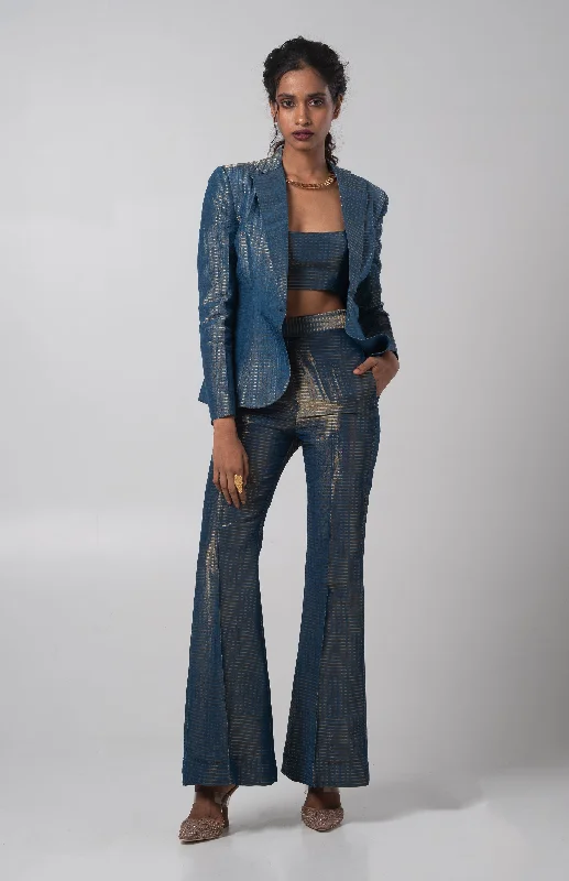 Classic Color Azul Blazer Set