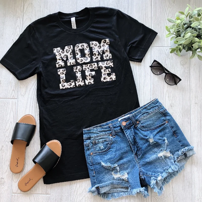 Classic Style Mom Life • Cheetah Tee