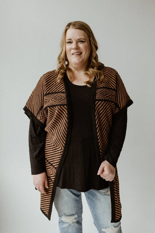 Comfortable And Cold-proof MINIMALIST AZTEC PATTERN KIMONO