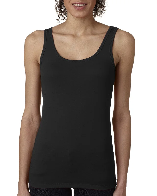 Youthful Vitality Next Level Ladies Jersey Tank Top | Black