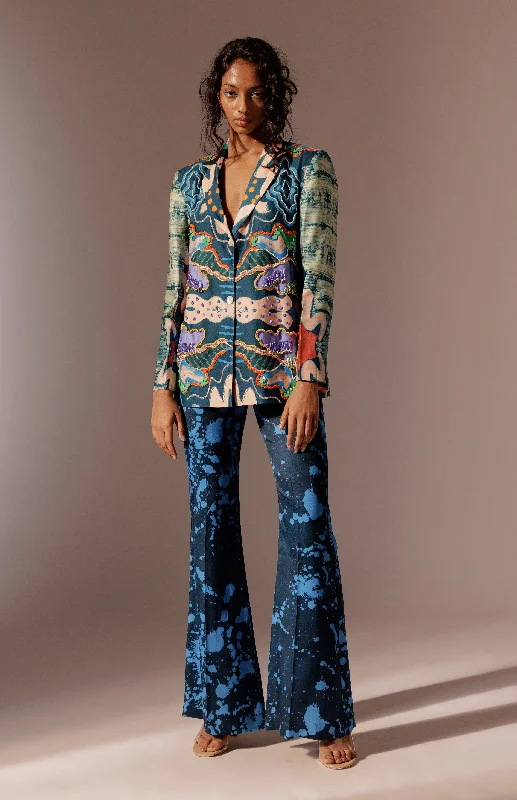 Spiritual Vitality Echo Embroidered Blazer