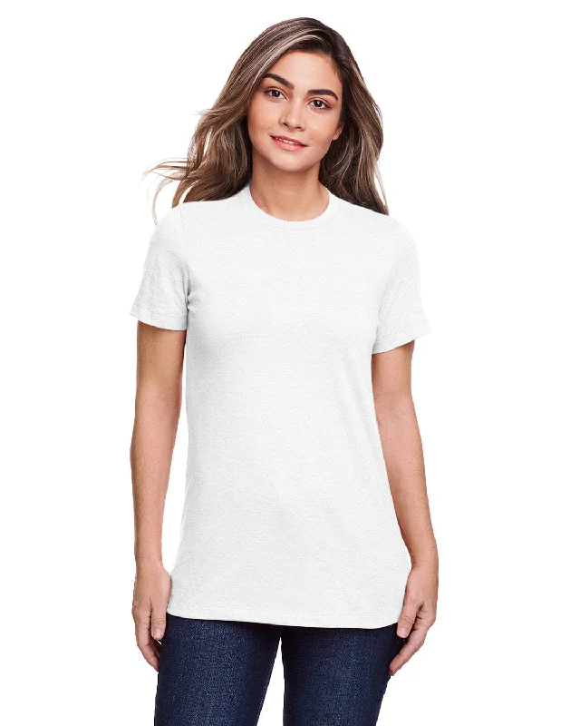 Youthful Street Fashion Gildan Ladies Softstyle CVC T-Shirt | White