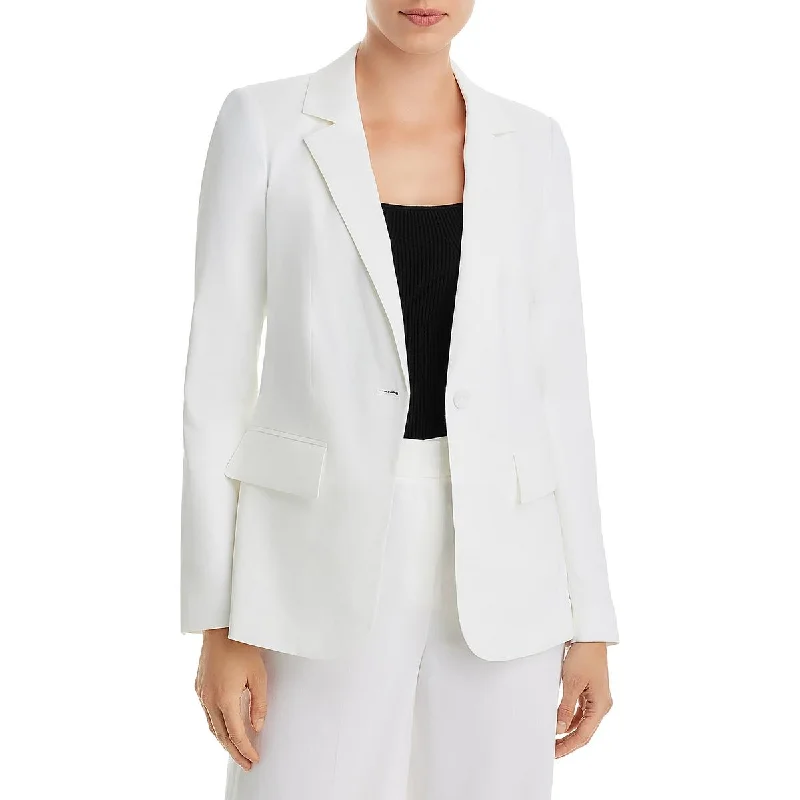 End Of The Year Kobi Halperin Womens Jordi Linen Career One-Button Blazer