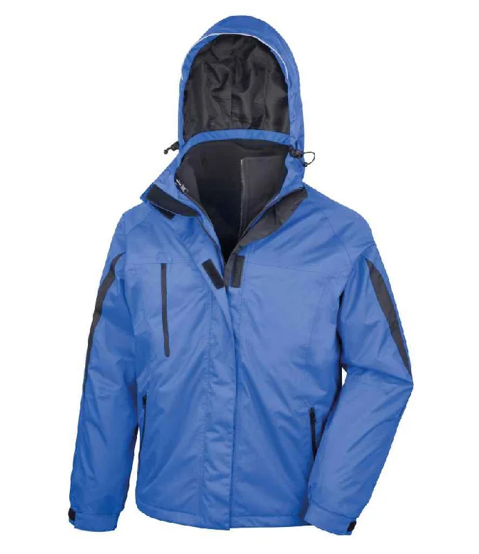 Comfortable And Versatile Result Journey 3-in-1 Jacket with Soft Shell Inner | Royal Blue/Black