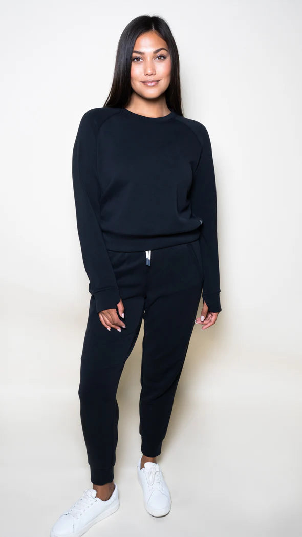 Classic And Versatile Fundamental Coast Later On Sweatshirt Jet Black