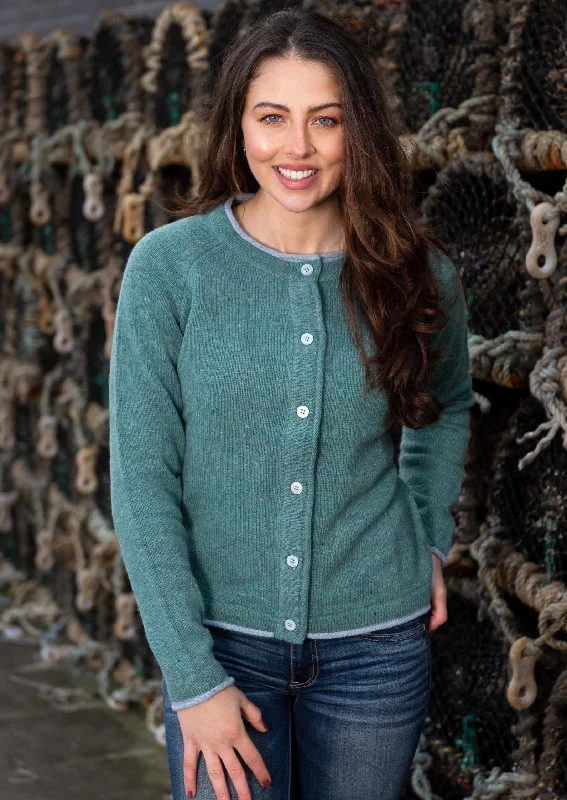 Comfortable Series IrelandsEye Killiney Cardigan | Sea Green