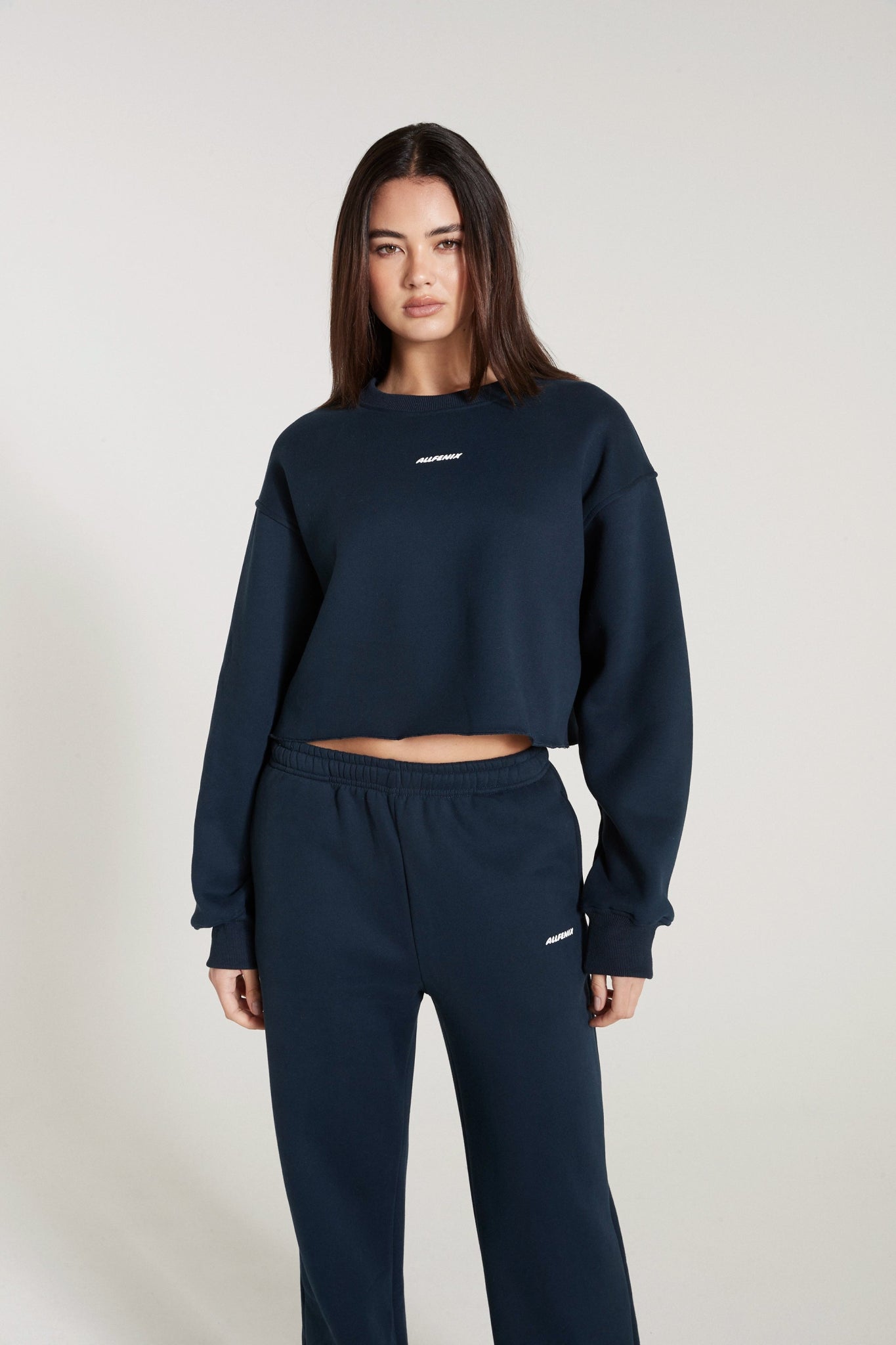 Fashionable And Versatile All Fenix Crew Crop Sweater