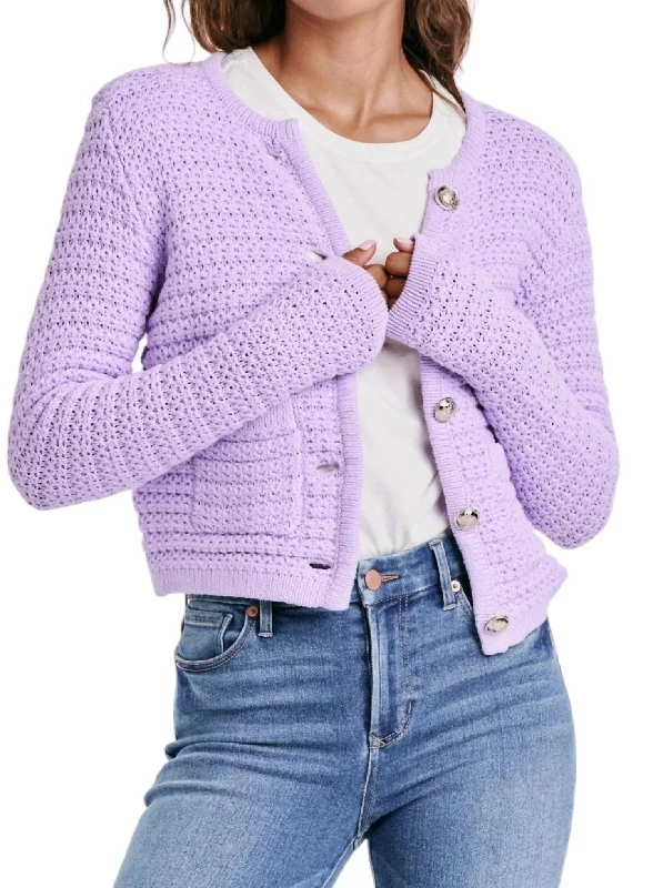 Street Cool Cambria Sweater In Gentle Lavender