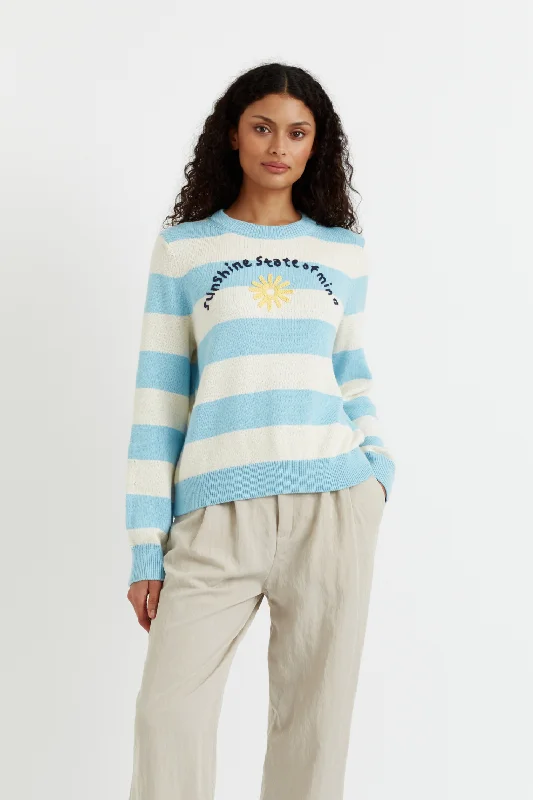 Must-have For Fashion Cream Cotton-Alpaca Sunshine State of Mind Sweater