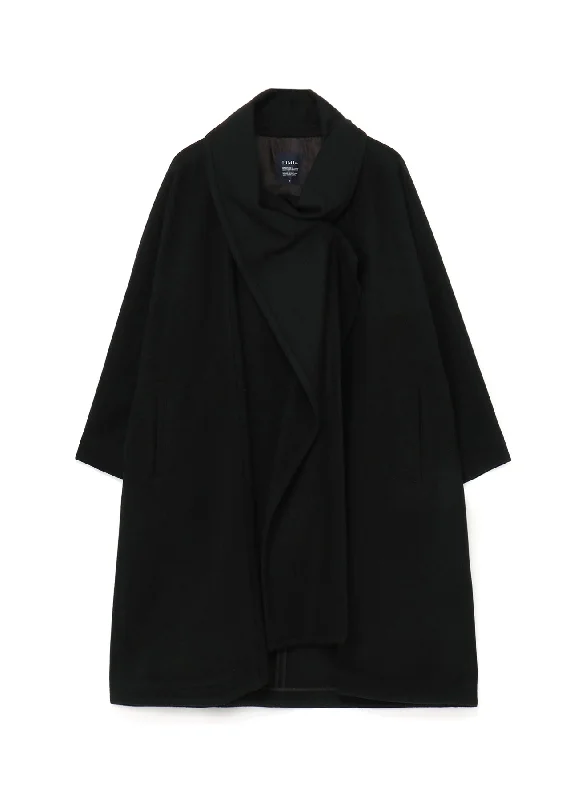 Elegant And Charming WOOL MOSSER COAT WITH STOLE