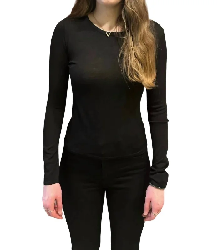 Comfortable Mind Ruth Sweater In Black