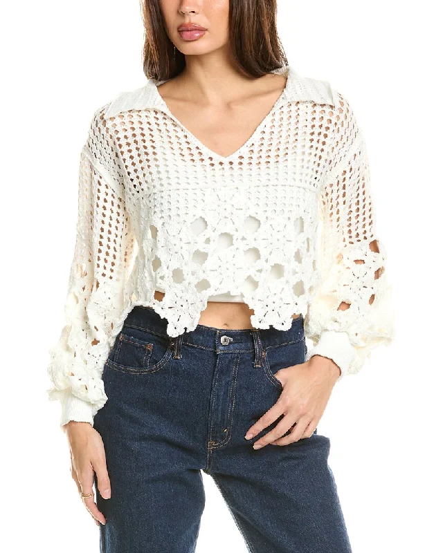 Spring Fashion Seraphina Crochet Sweater