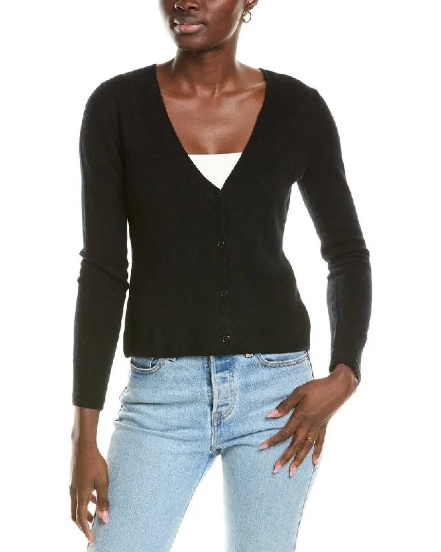 Advanced Customization sofiacashmere Modern V-Neck Cashmere Cardigan