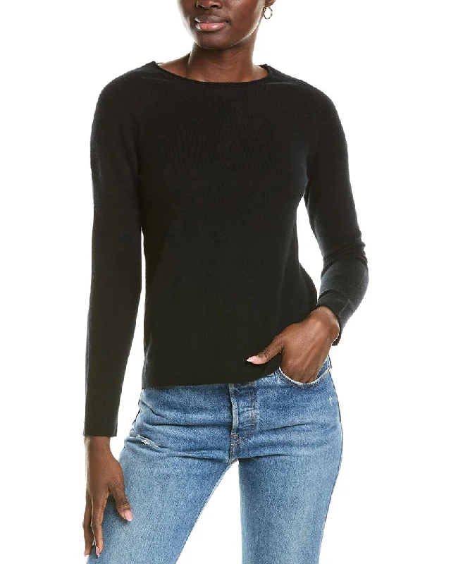 Fashion Must-have sofiacashmere Relaxed Crewneck Cashmere Sweater