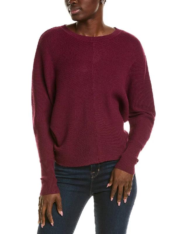 Fashion Selection T Tahari Dolman Boat Neck Sweater