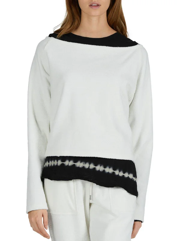 Must-have For Fashion Womens Crop Long Crewneck Sweater