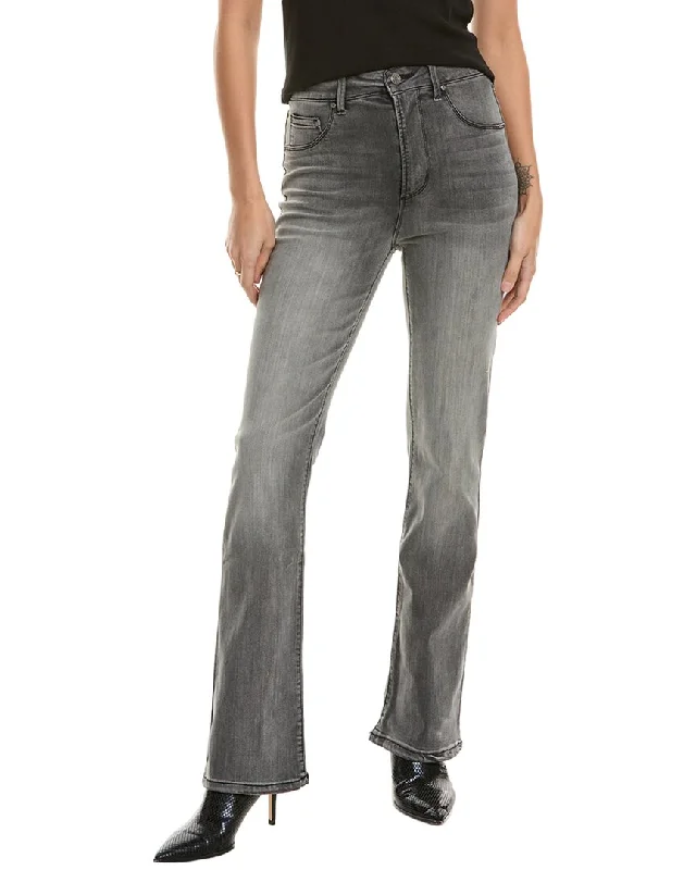 Simple And Comfortable AFRM Huxley Shadow Grey Baby Bootcut Jean