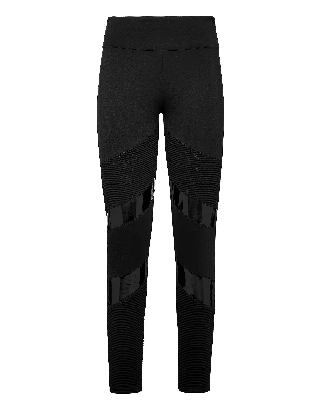 Comfortable And Casual Jogging Biker Leggings Iconic Plein