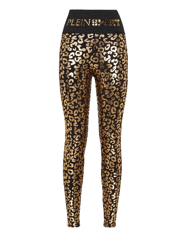 High Street Design Jogging Leggings Leopard