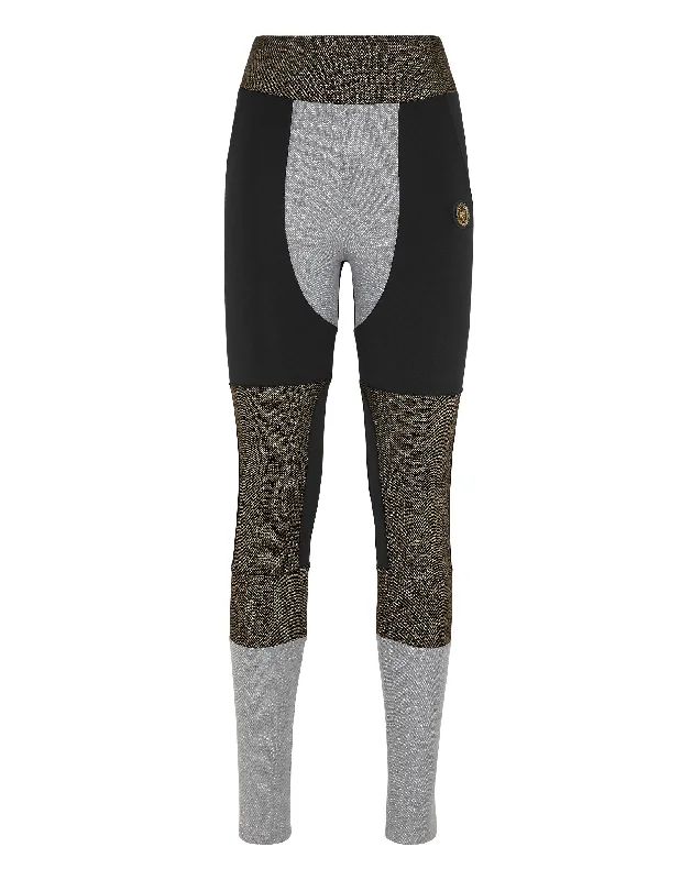 Stretch Design Jogging Leggings Statement