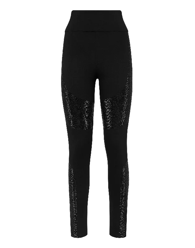 Eye-catching Personality Leggings with Crystals