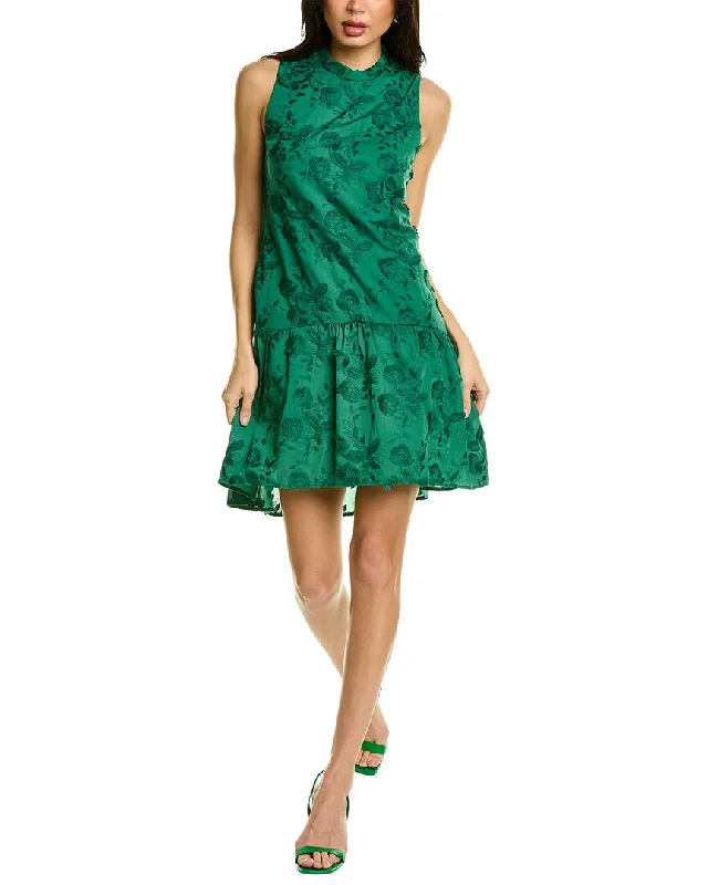 Autumn Selection Marchesa Notte A-Line Mini Dress