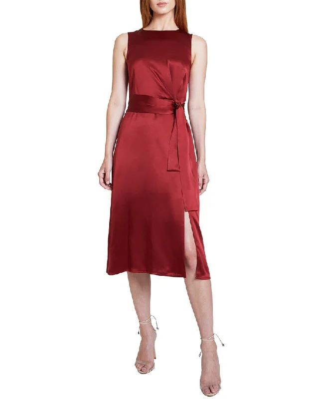 Celebrity Style Santorelli Dorothy Silk A-Line Dress