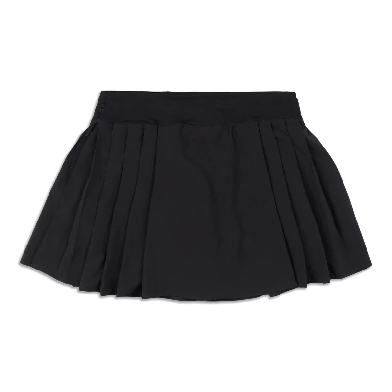 High Street Design Side-Pleat High-Rise Tennis Skirt