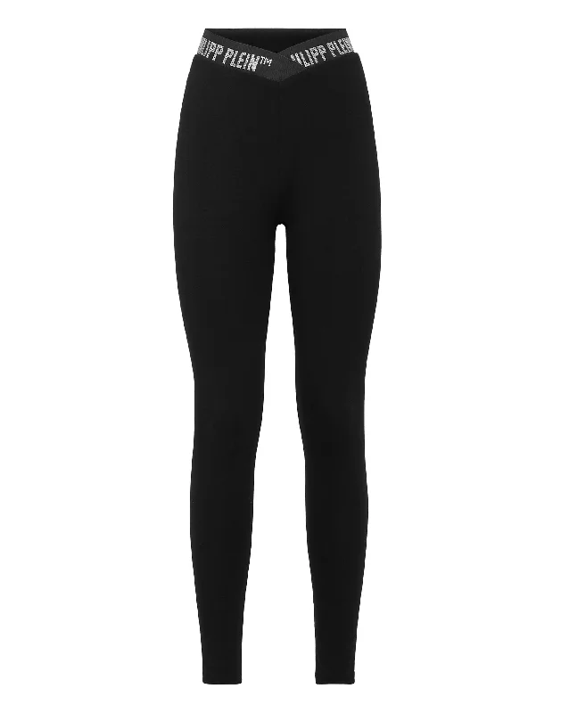 Exquisite Design Super High Waist Leggings Stones Philipp Plein TM