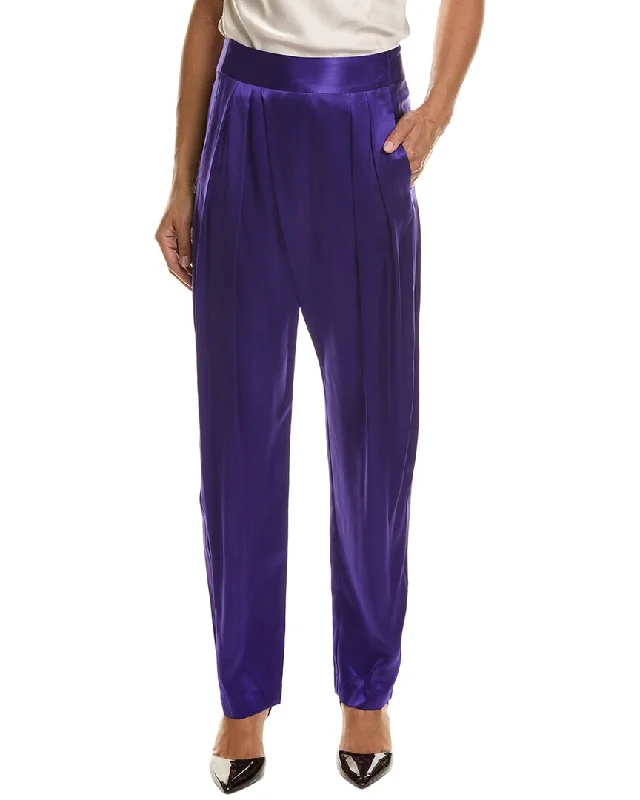 Cute Design THE SEI Draped Pleat Silk Trouser