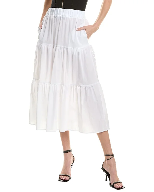 Street Cool Alpha Studio Tiered Maxi Skirt