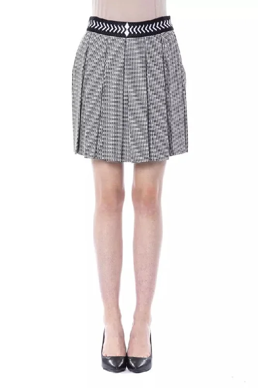 Street Cool BYBLOS Chic Monochrome Tulip Women's Skirt