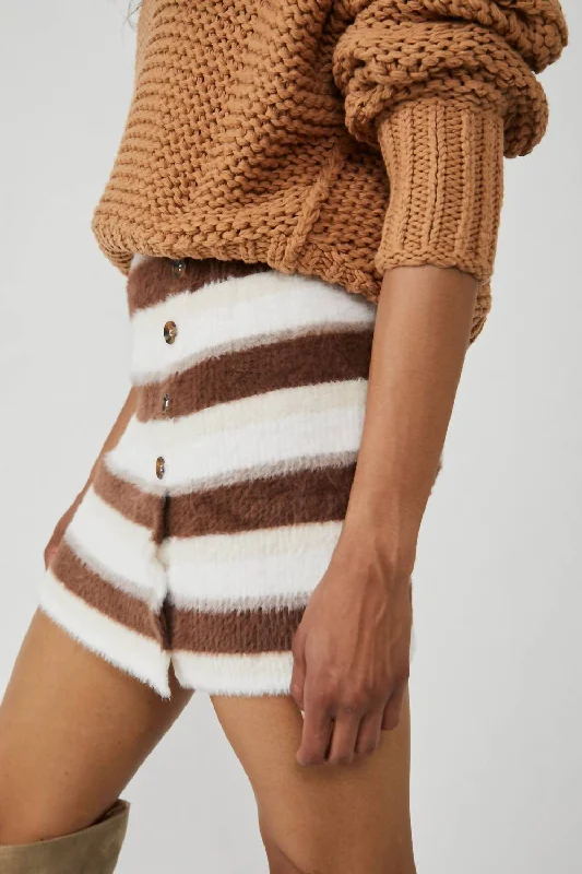 Fashion Innovation Ciara Sweater Mini Skirt In Cashmere Combo