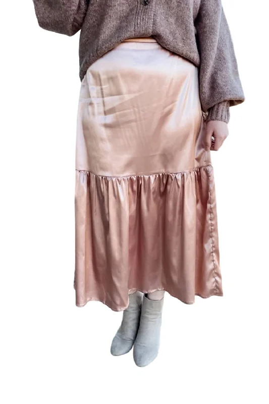 Simple And Comfortable Clarisse Skirt In Pink